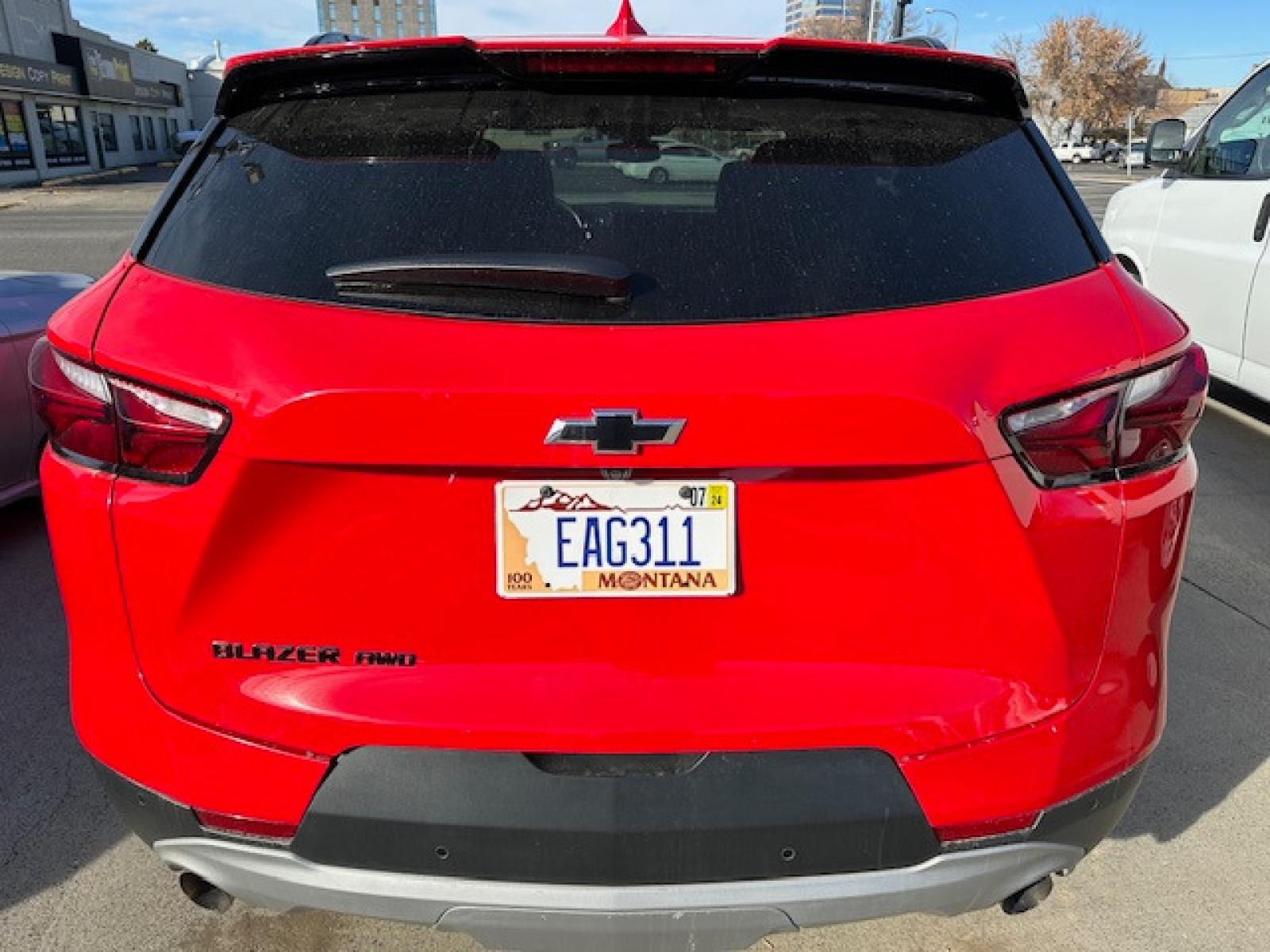 2022 Red /Charcoal Chevrolet Blazer 2LT AWD (3GNKBHR41NS) with an 2.0L L4 DOHC 16 TURBO engine, 9A transmission, located at 3200 1st Avenue North, Billings, MT, 59101, (406) 245-9055, 45.779270, -108.510742 - New Style Chevrolet Blazer 4X4 SUV Available for Purchase or Rent. Power Windows, Power Door Locks, Power Seat, Tilt Steering Column, Cruise Control, Factory LT Color Enhanced Wheels, Low Mileage & Super Fun to Drive! Auto Brokers of Montana/AA&A Auto Rental/Fox Car Rental Billings - Photo #4